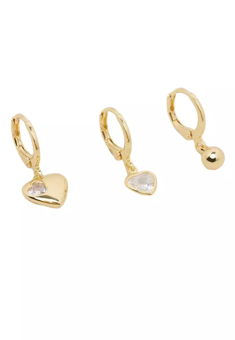 Gold clearance charm earrings