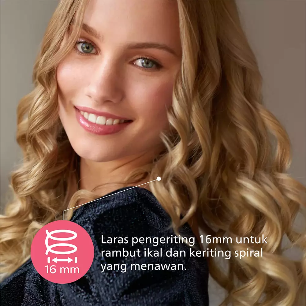 Philips Beauty Set - Hair Straightener + Curler (Catokan &Pengeriting)
