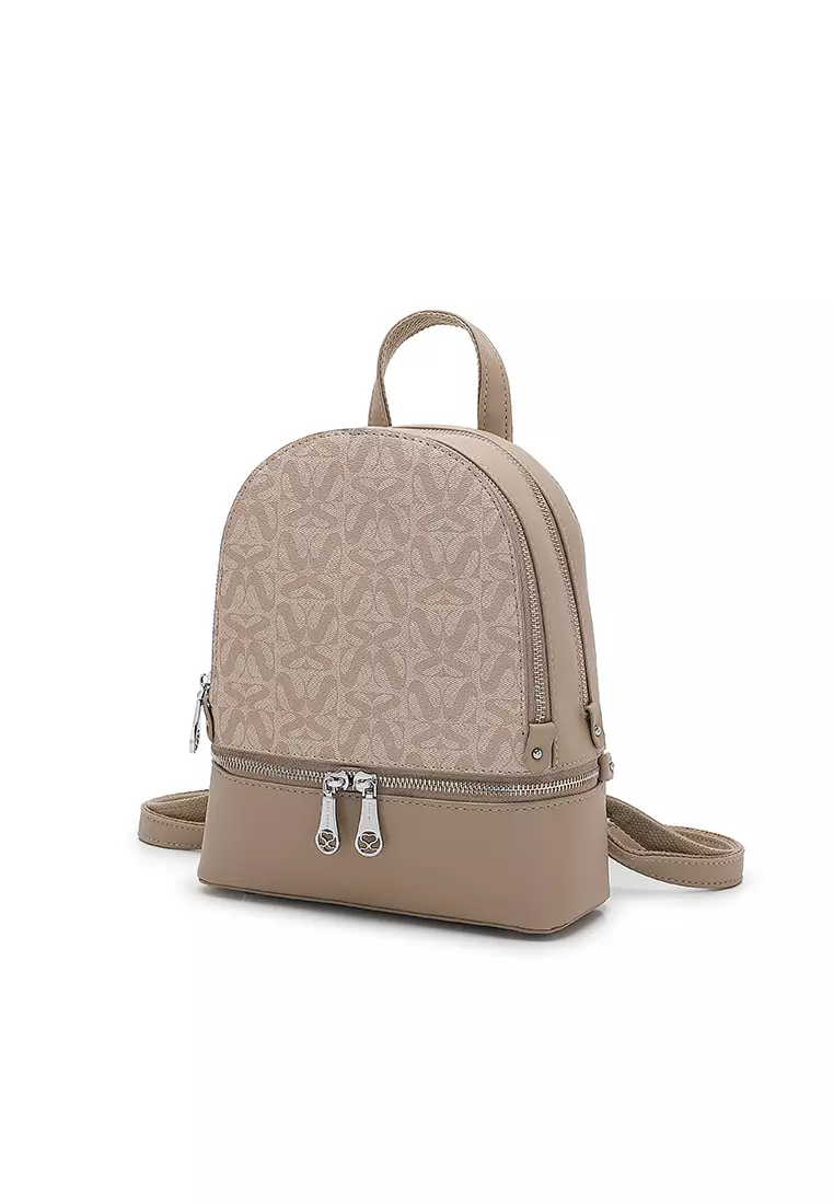 Women's Backpack (Tas Ransel Wanita & Tas Punggung Wanita) - Krem