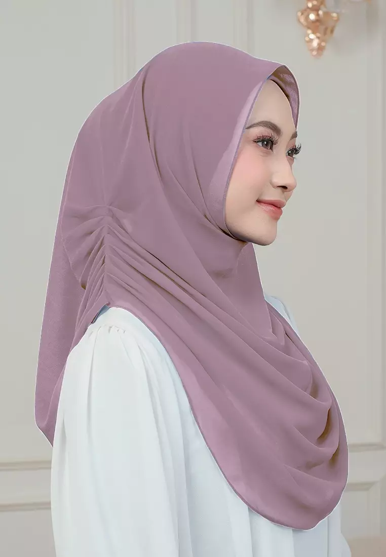 HIJAB INSTAN AURORA - DEEP PURPLE