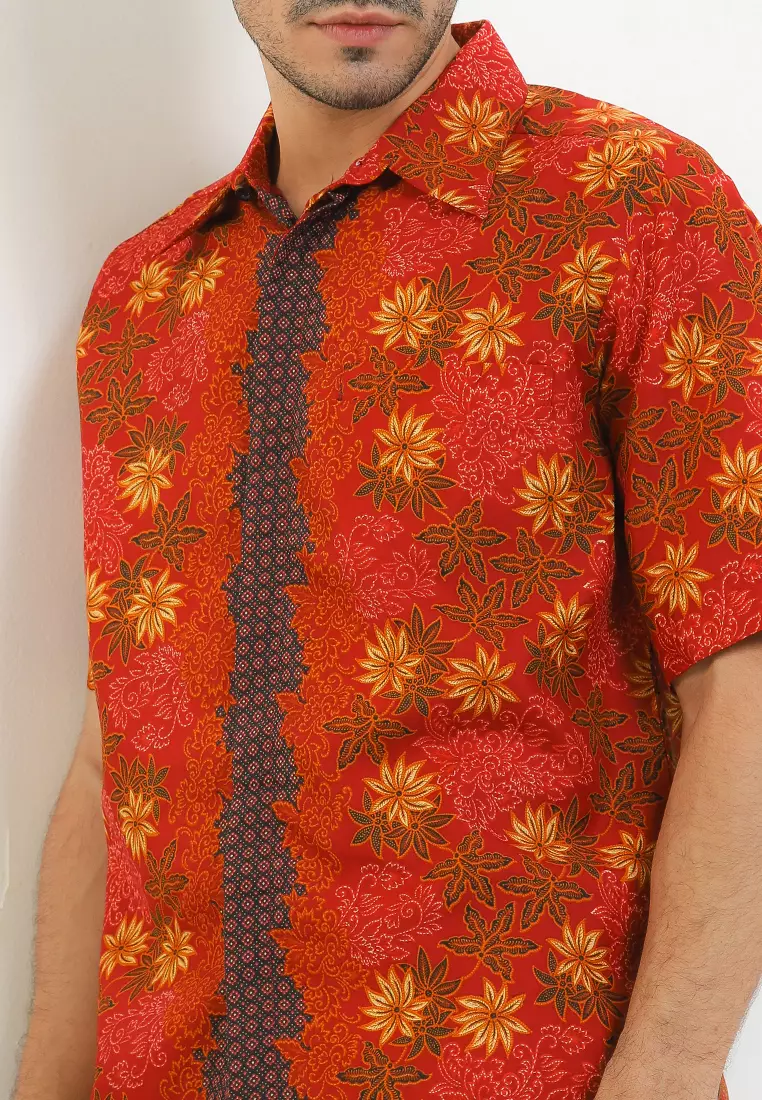 Hem Regular Fit Batik Kembang 5