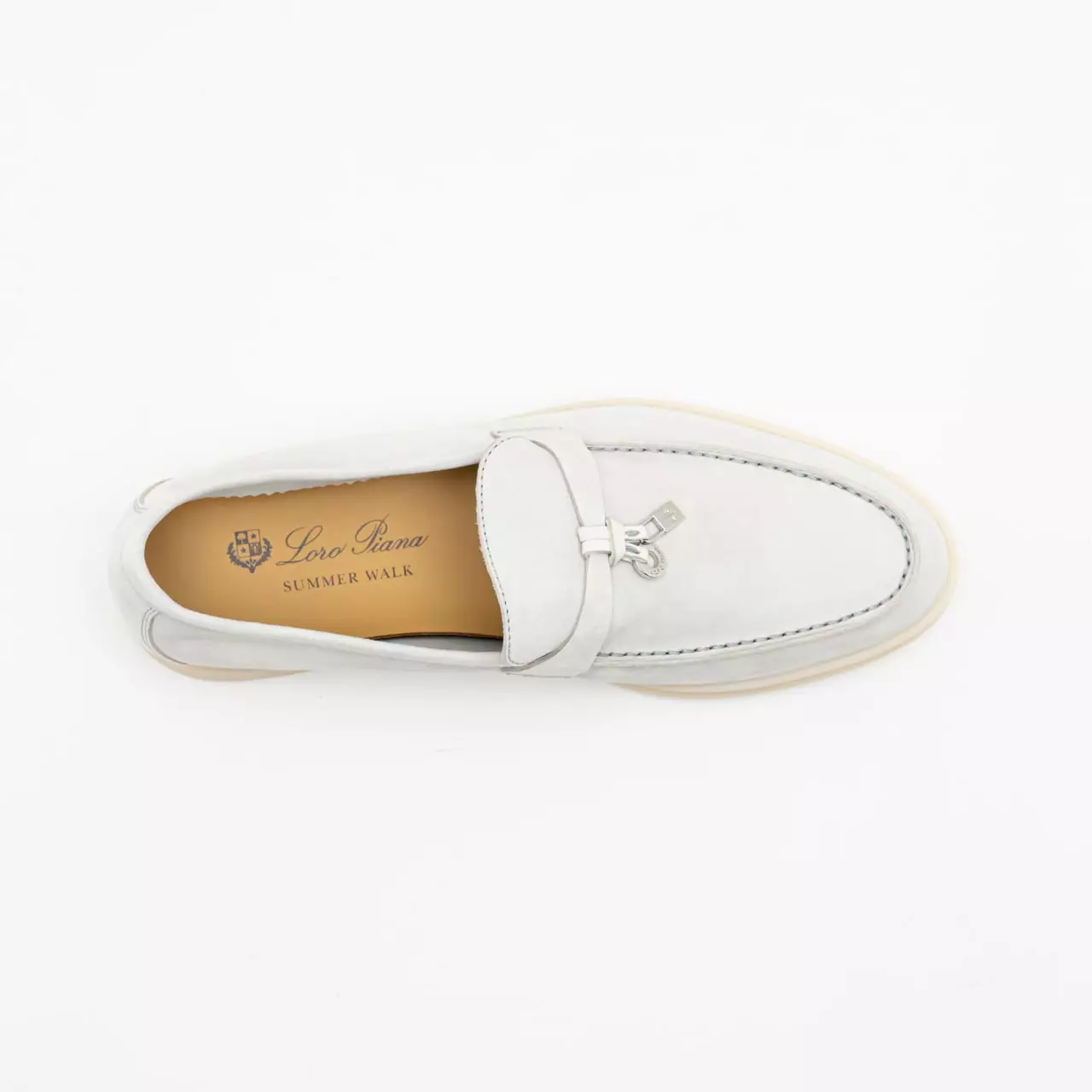 Summer Charms Walk Loafers Suede Deep Ice