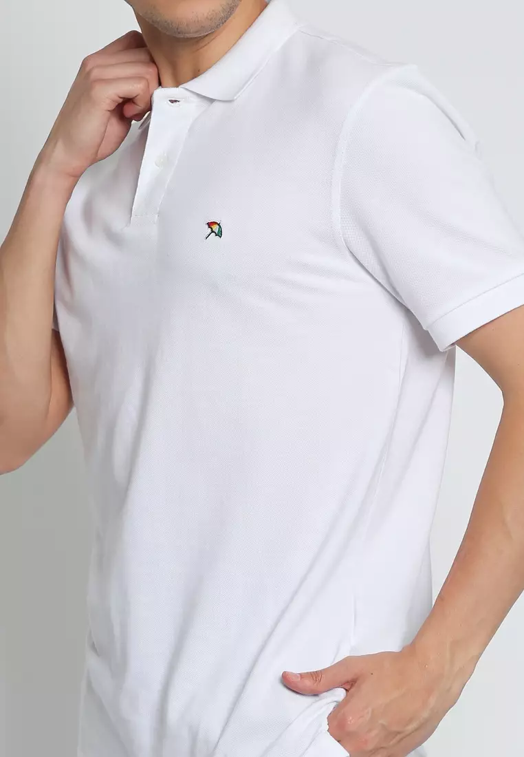 WHITE POLO SHIRT