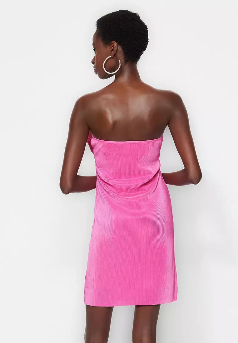 Bodycon pink dress clearance
