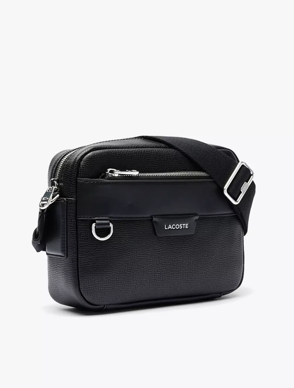 Ossian Leather Reporter Bag - Black