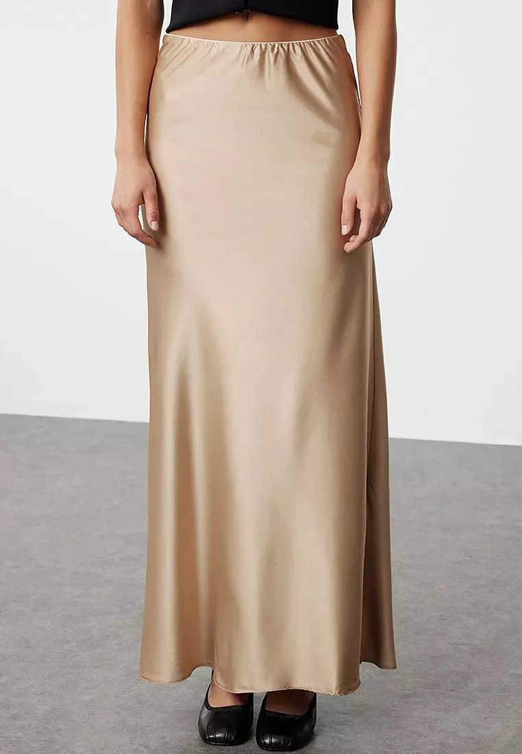 ★MAXMARA★2025SS超新作★送料関税込み★Satin Long Skirt★2色 Trendyol Long Satin Skirt 2025 | Buy Trendyol Online