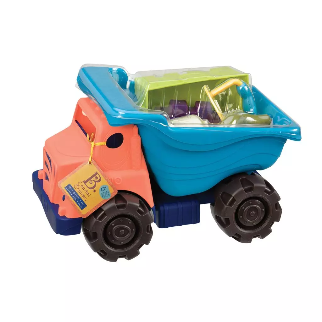 Buy Battat B.Toys 38cm Coastal Cruiser Sand Truck Toy with Rake