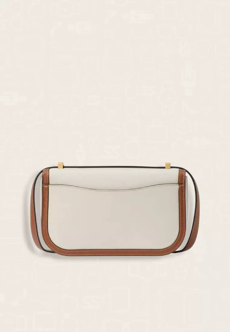 Kate Spade Katy Colorblocked Medium Convertible Shoulder Bag Halo White