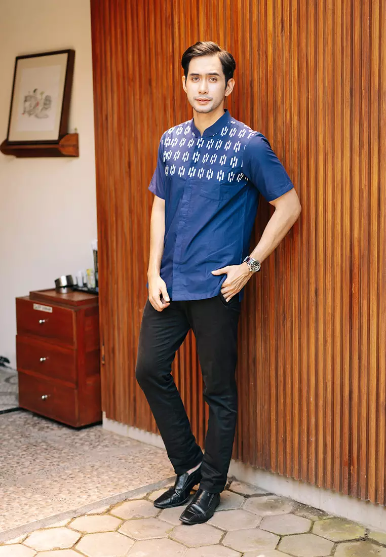 Hadinata Batik Koko Cap Pendek Furing Rayyan