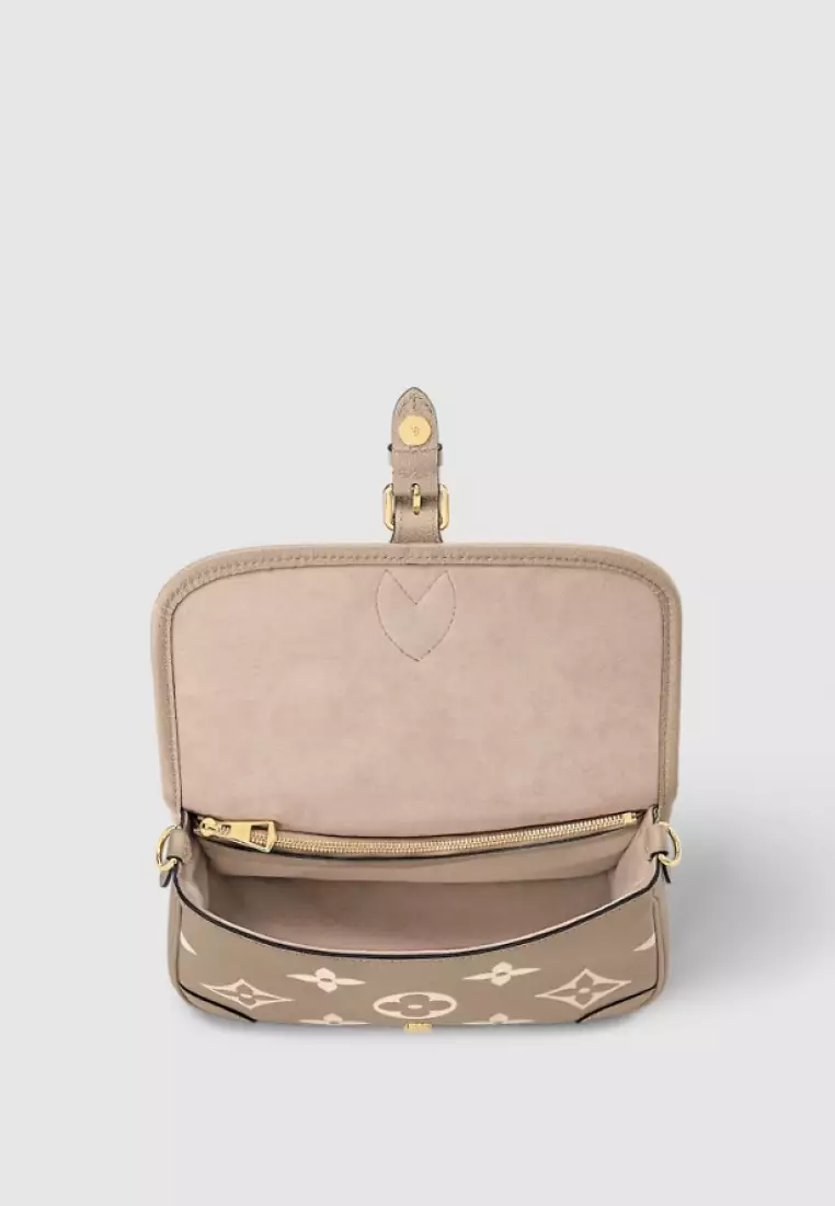 Diane Monogram Empreinte Tourterelle Beige Cream