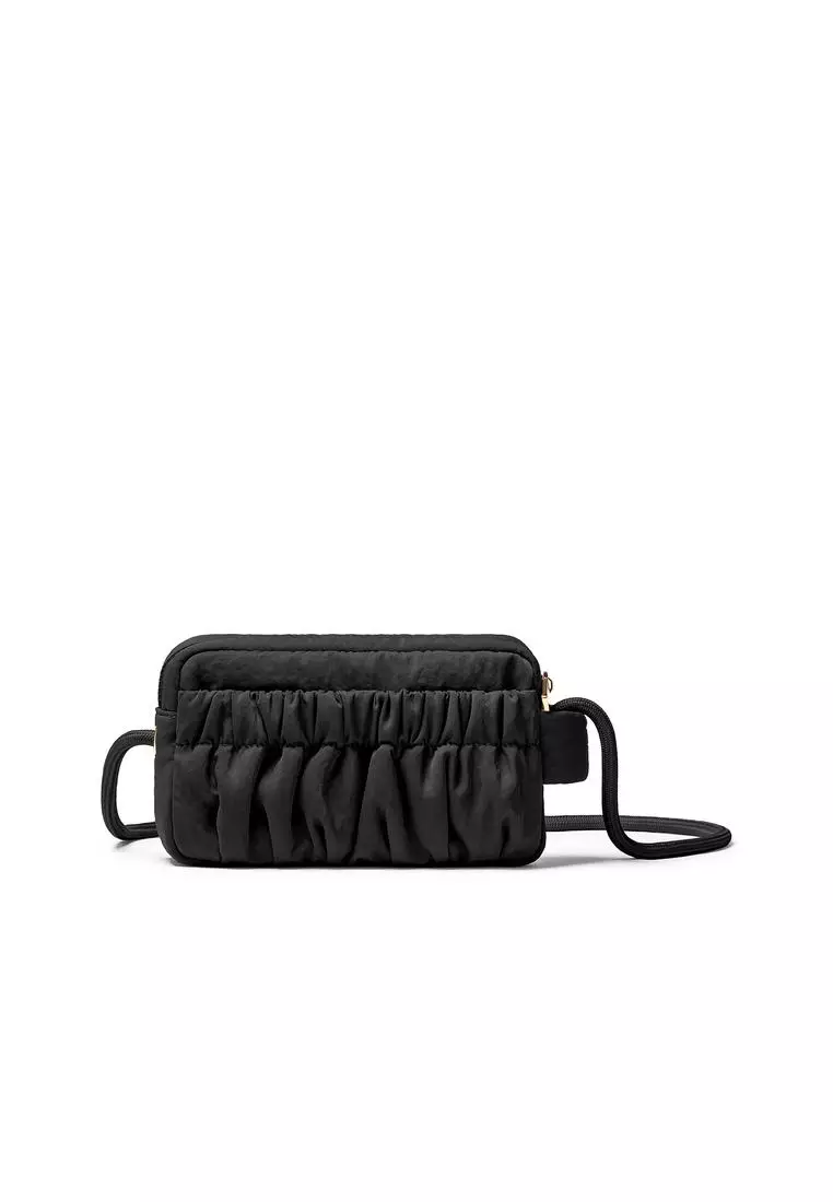 Poofah Crossbody Bag - Black