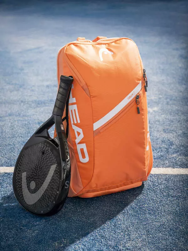 HEAD Tennis Tour Backpack 25L Orange 260336 - Tas Tennis (Oranye)