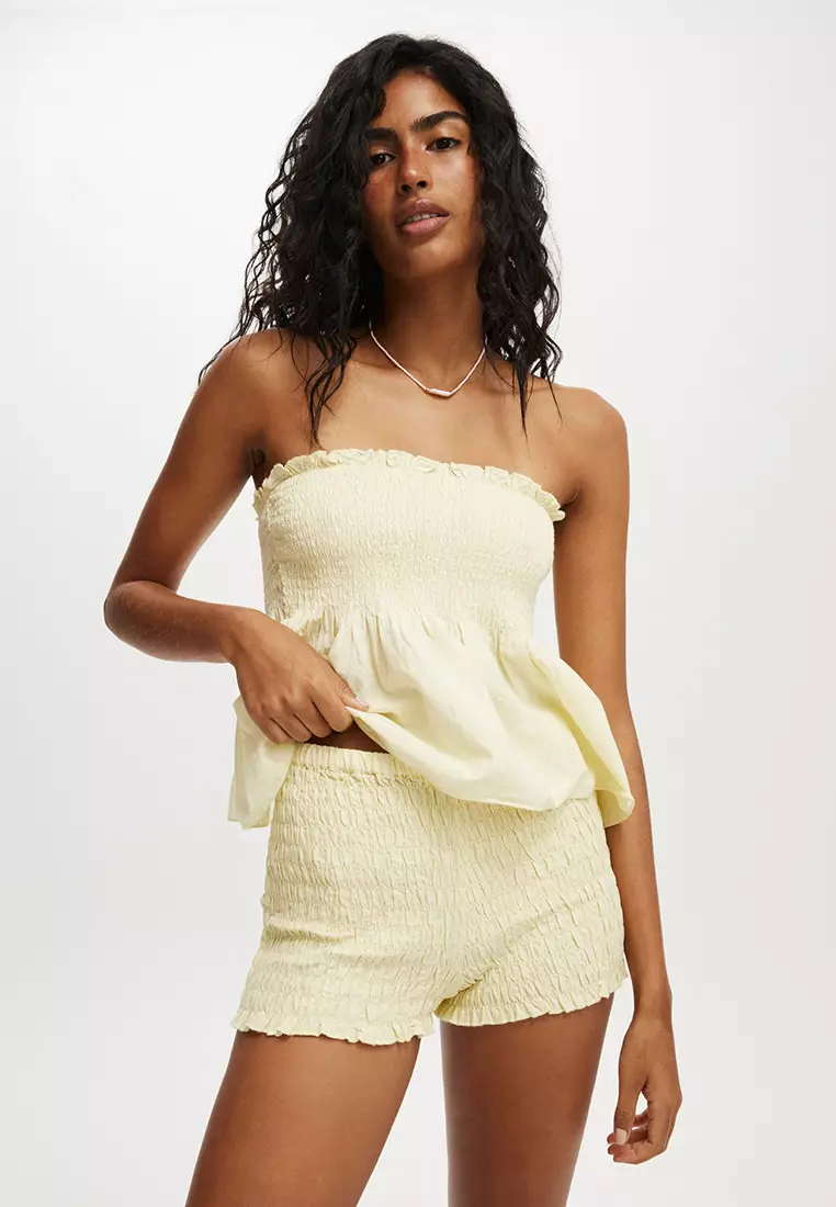 Billie Shirred Tube Top