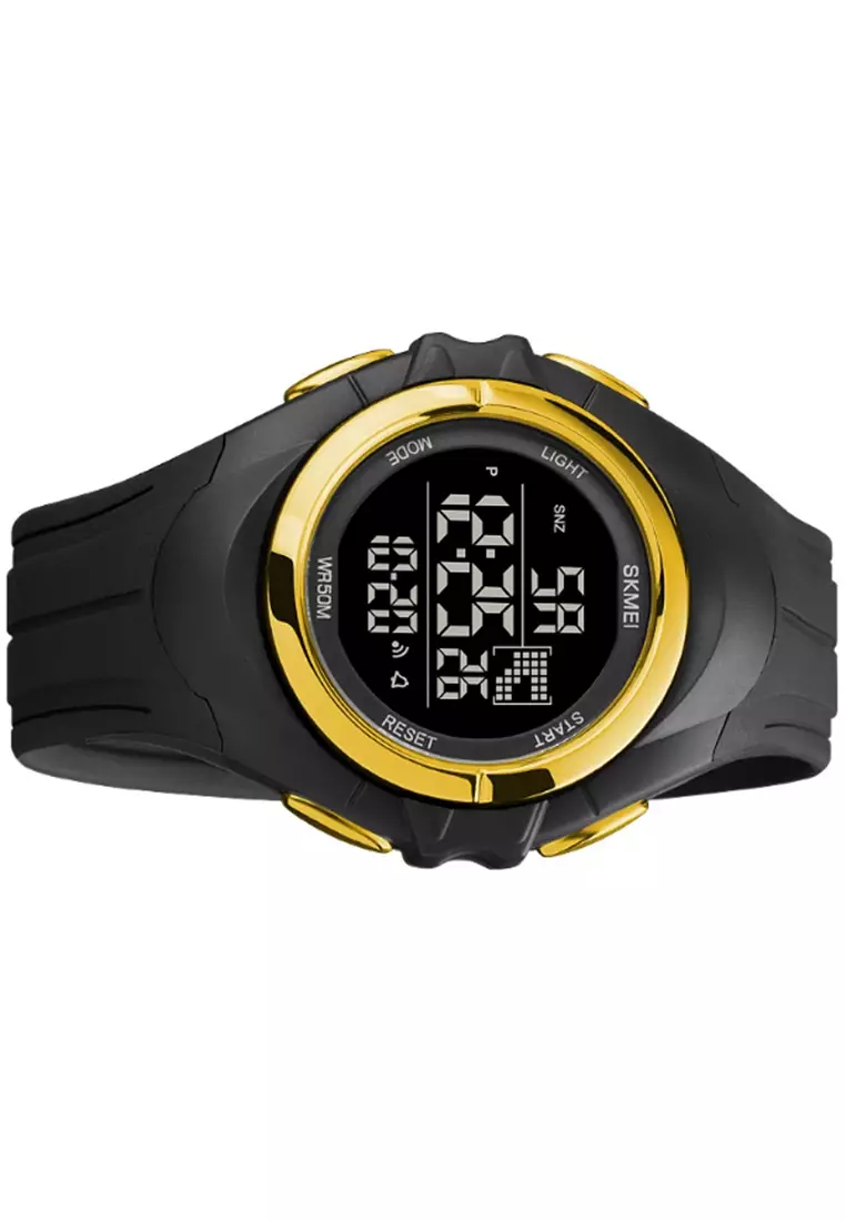 Jam Tangan Digital Pria Waterproof Many Function Strap Tali Material PU Silicone BY30 ORIGINAL