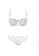 W.Excellence white Premium White Lace Lingerie Set (Bra and Underwear) 39662USC26C616GS_1