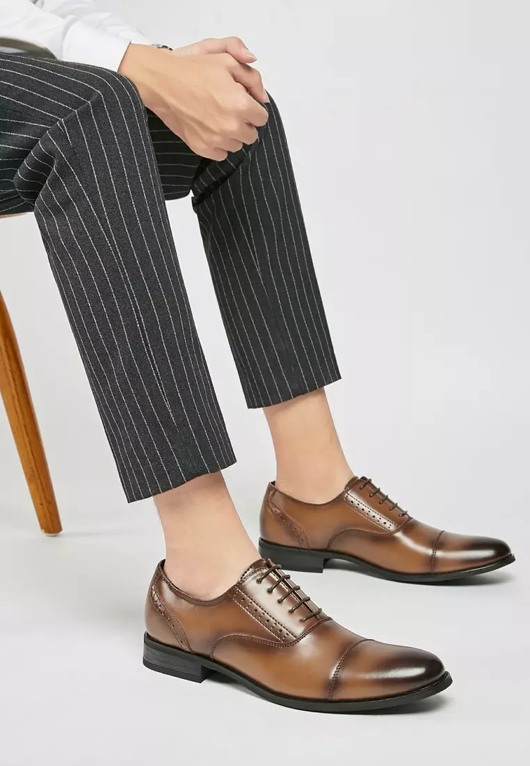 Carved Business Leather Shoes KB96-3