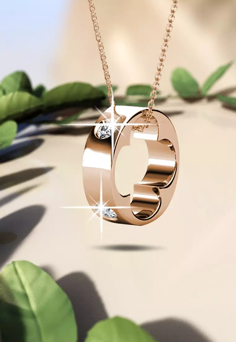 Buy Krystal Couture Ring Pendant Necklace Embellished with