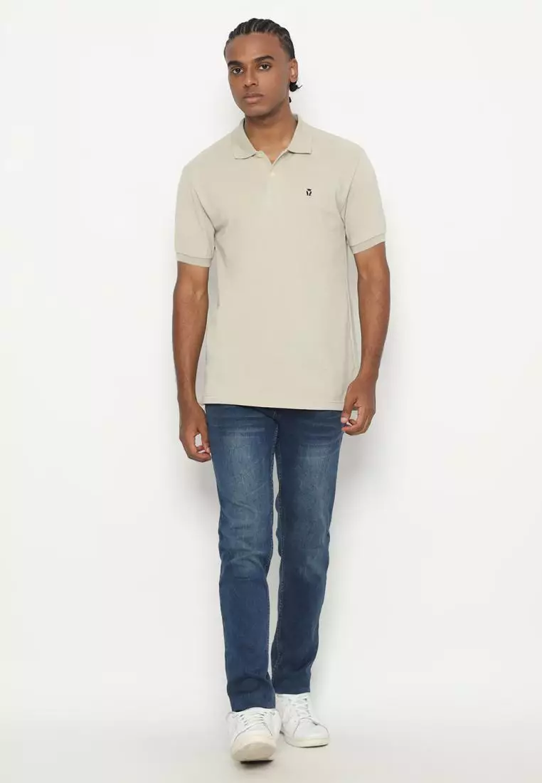 MATSUDA Kaos Polo Shirt Pria Kerah Kushima