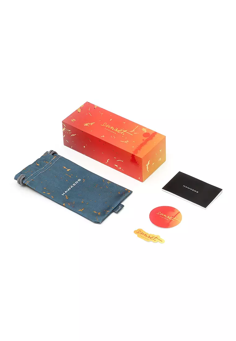 HAWKERS Frozen Nude Rose Gold SUNSET Asian Fit Sunglasses for Men and Woman