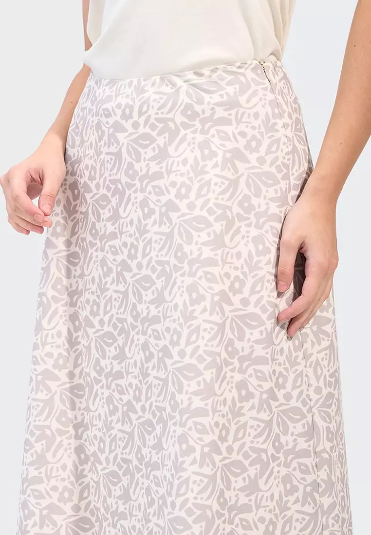 Floral Midi Skirt