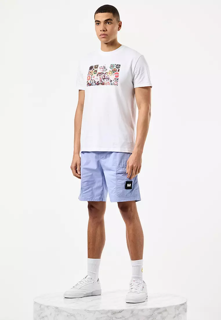 MENS CORNFLOWER UPTOWN UTILITY SHORT