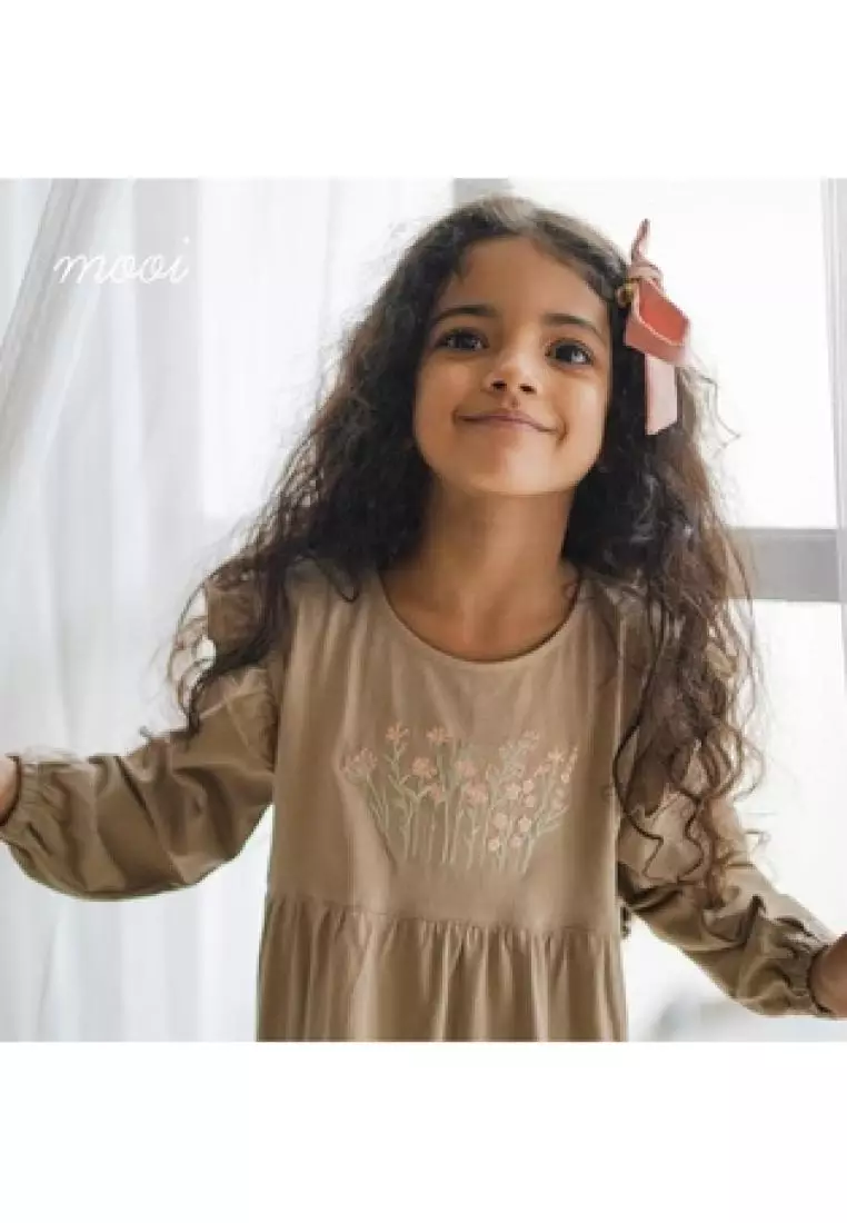 Mooi Dress Anak Gamis Anak Perempuan Raya Collection Madinah Gamis - Lilac