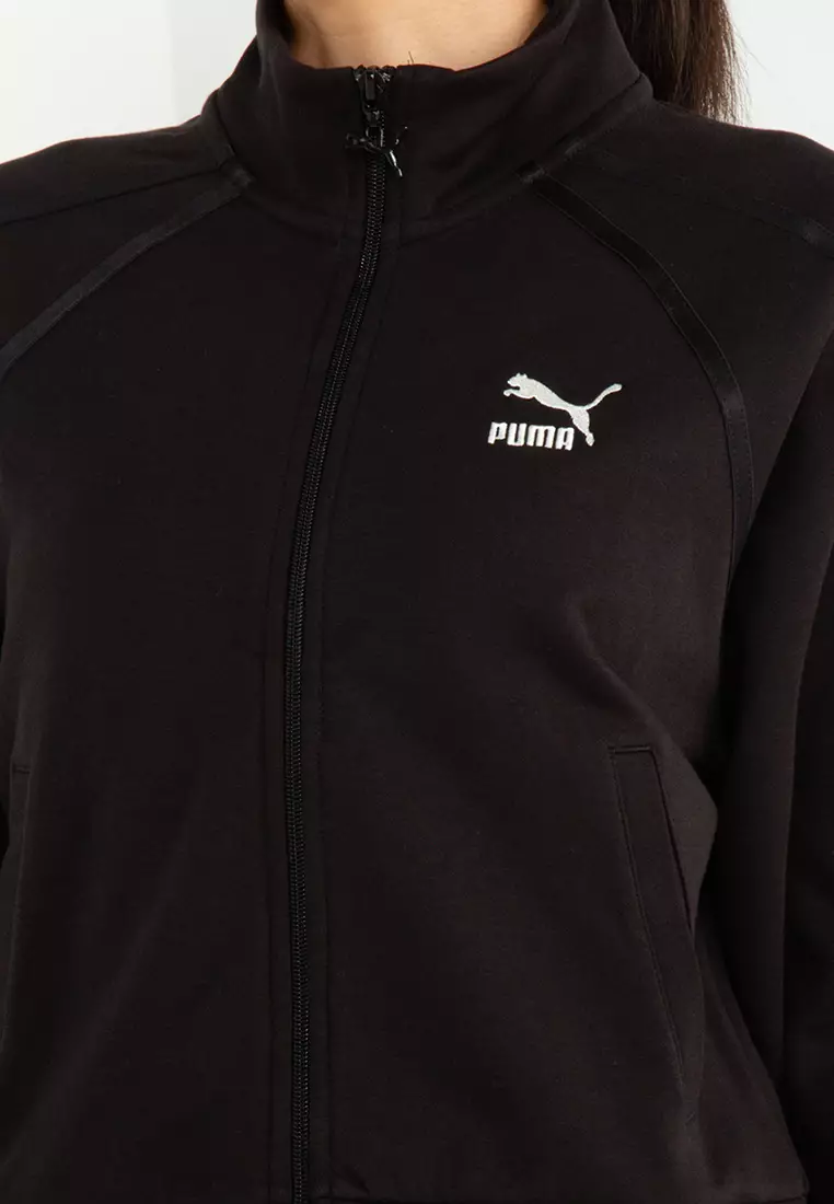 Women's puma off hot sale the shoulder t7 jacket