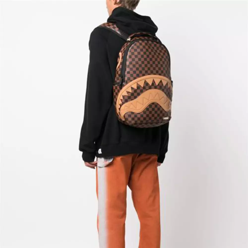 Jual Sprayground Sprayground Henny Sharks in Paris DLXV Backpack Brown