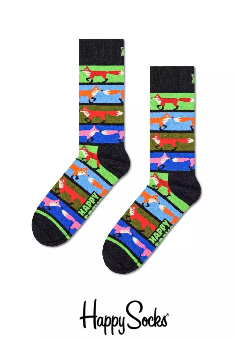 Fox Stripe - Adults Socks