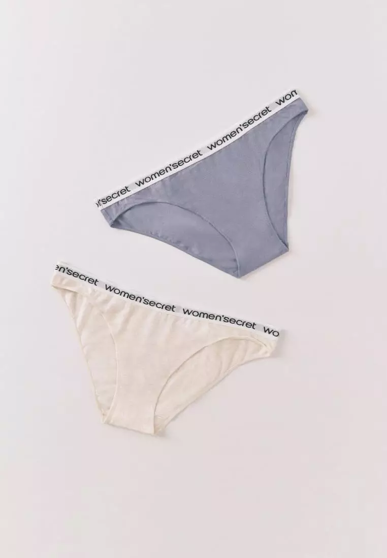 Classic Cotton Panties Pack With Ivory Logo