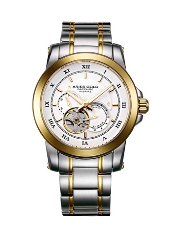 Aries Gold 銀色 Aries Gold Infinum Forza Gold and Silver Watch CE73AAC34146E2GS_1