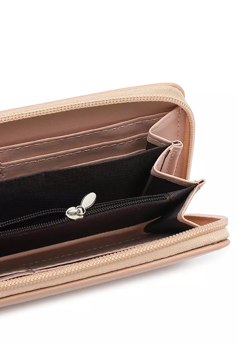 Women's Long Zipper Wallet - Pink