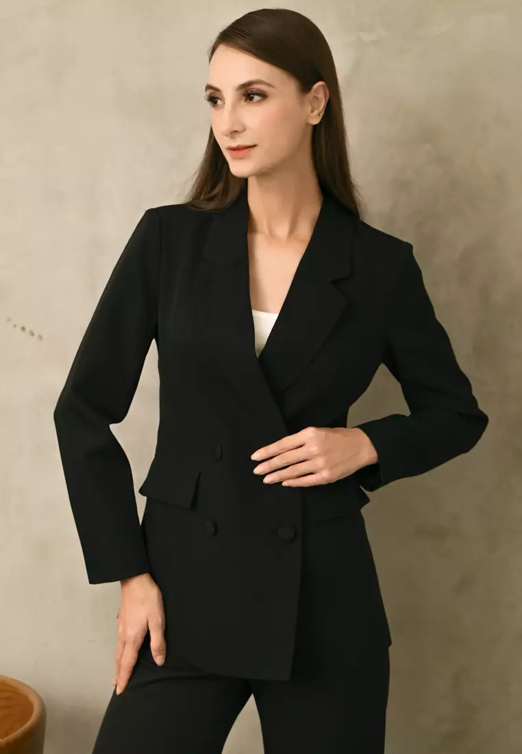 双排扣西装外套