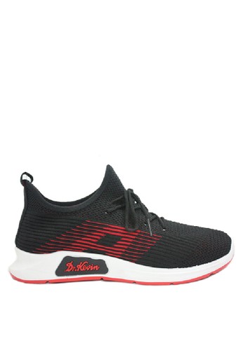 Jual Dr Kevin Dr Kevin Men Sneakers 889 006 Black Red Original Zalora Indonesia