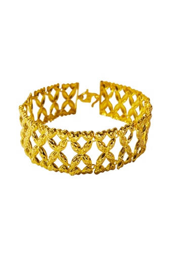 Buy Litz Litz 916 22k Gold Bracelet Cgb0040 12 99g Online Zalora Malaysia