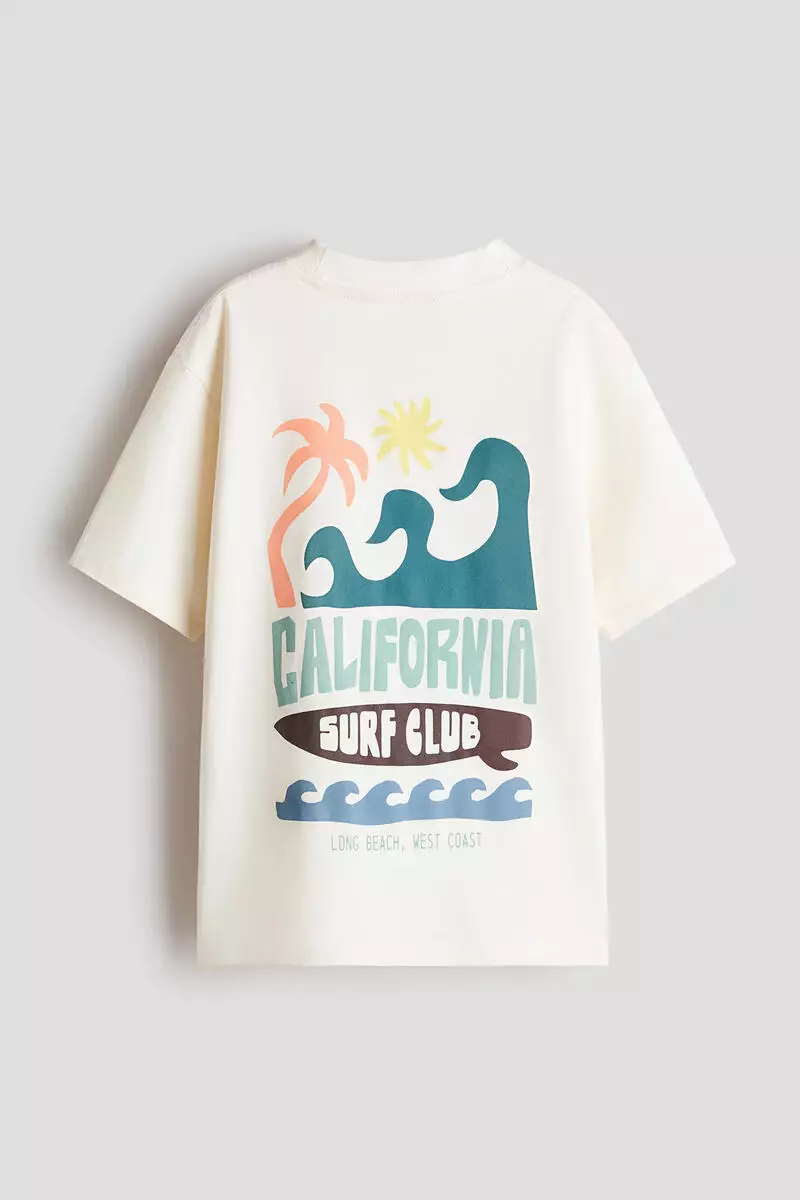 Loose-fit printed T-shirt