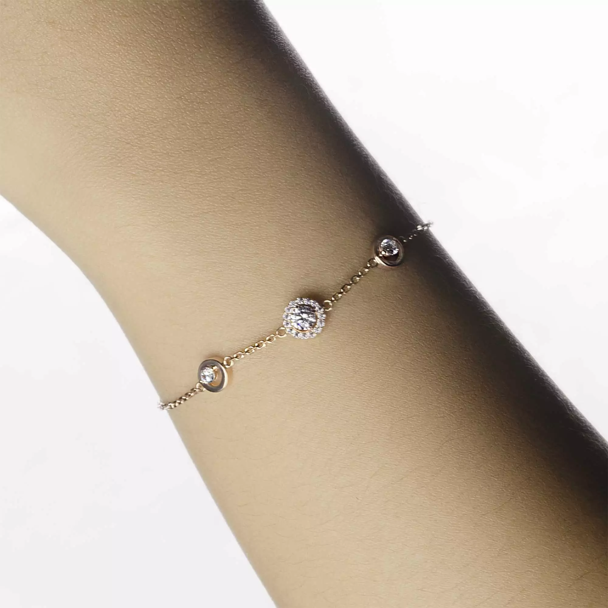 Gelang Serut Emas 7k - Siena Gold Bracelet - Eternal Collection - Juene Jewelry