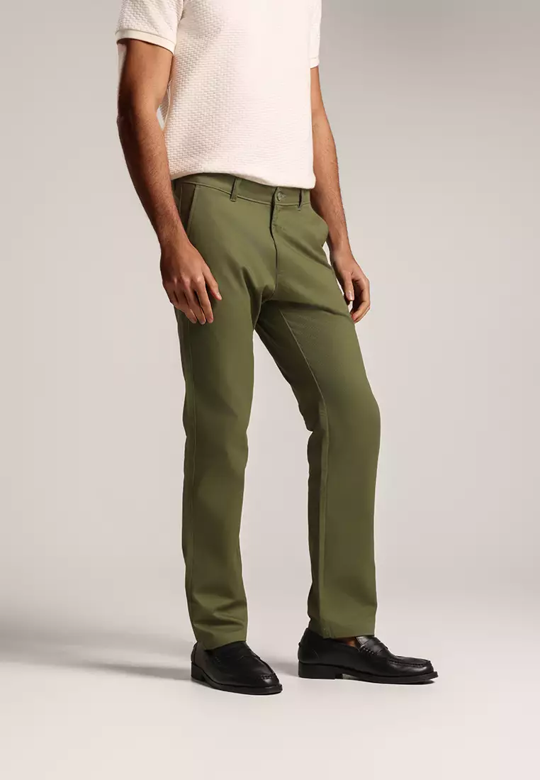 MOC Celana Panjang Pria Regular Fit JASPER - ARMY