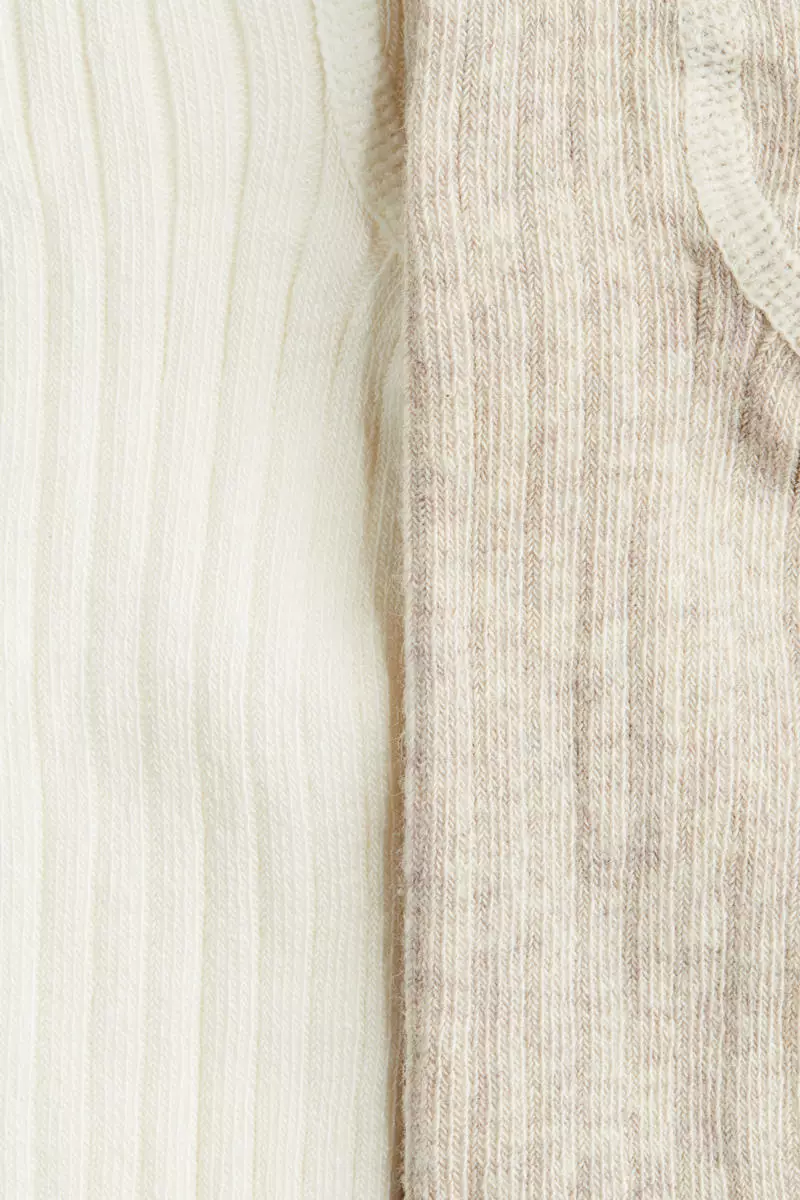 2-pack ribbed tights