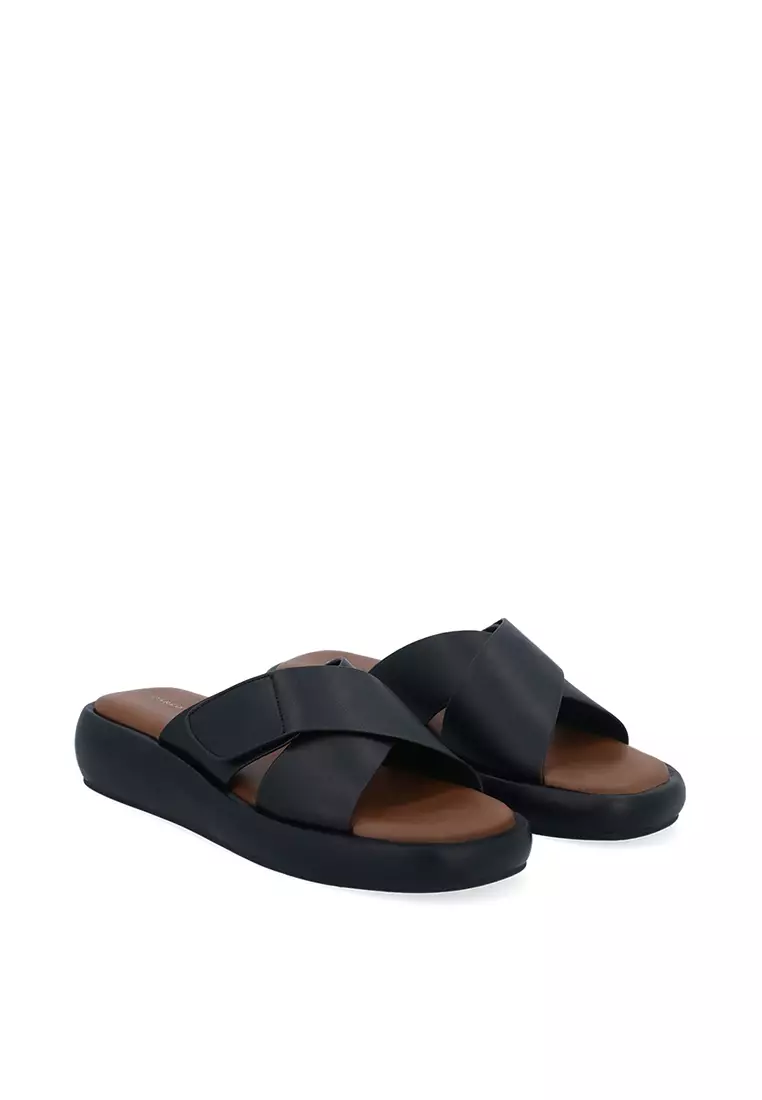Black Luna Comfort Flats