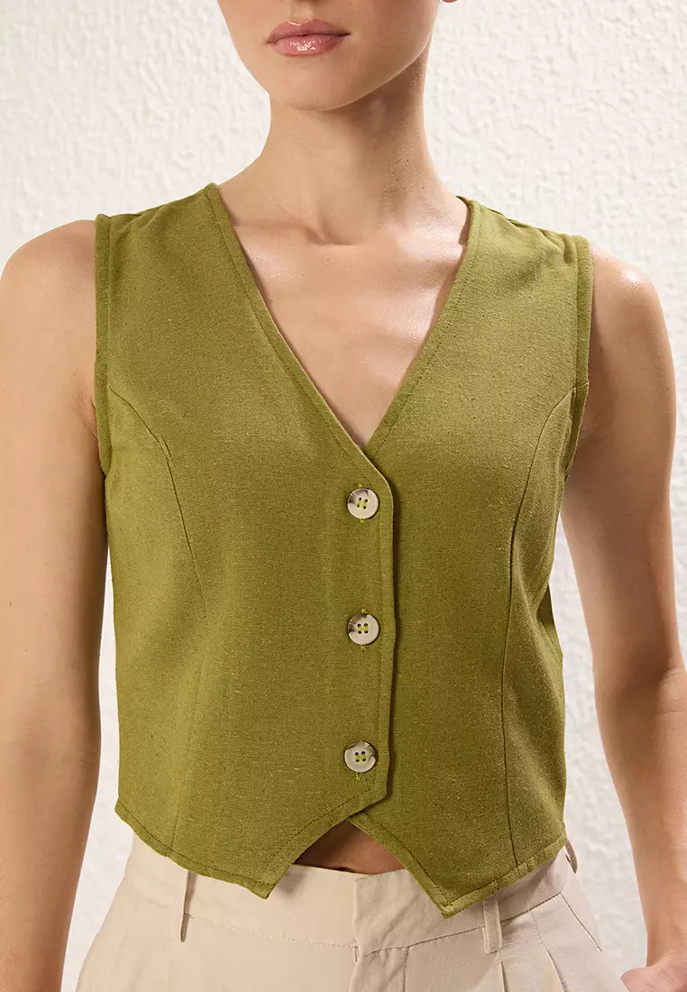 Cropped Vest