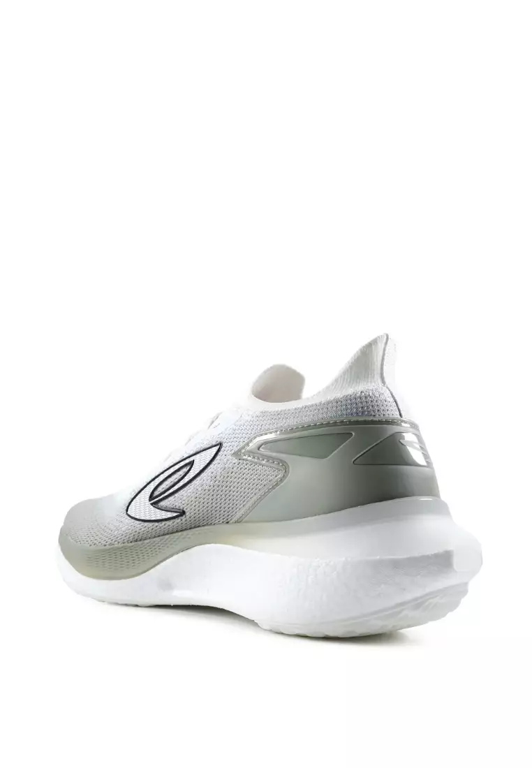 910 Nineten Haze Infiknit V2 Sepatu Lari - PUTIH/ABU