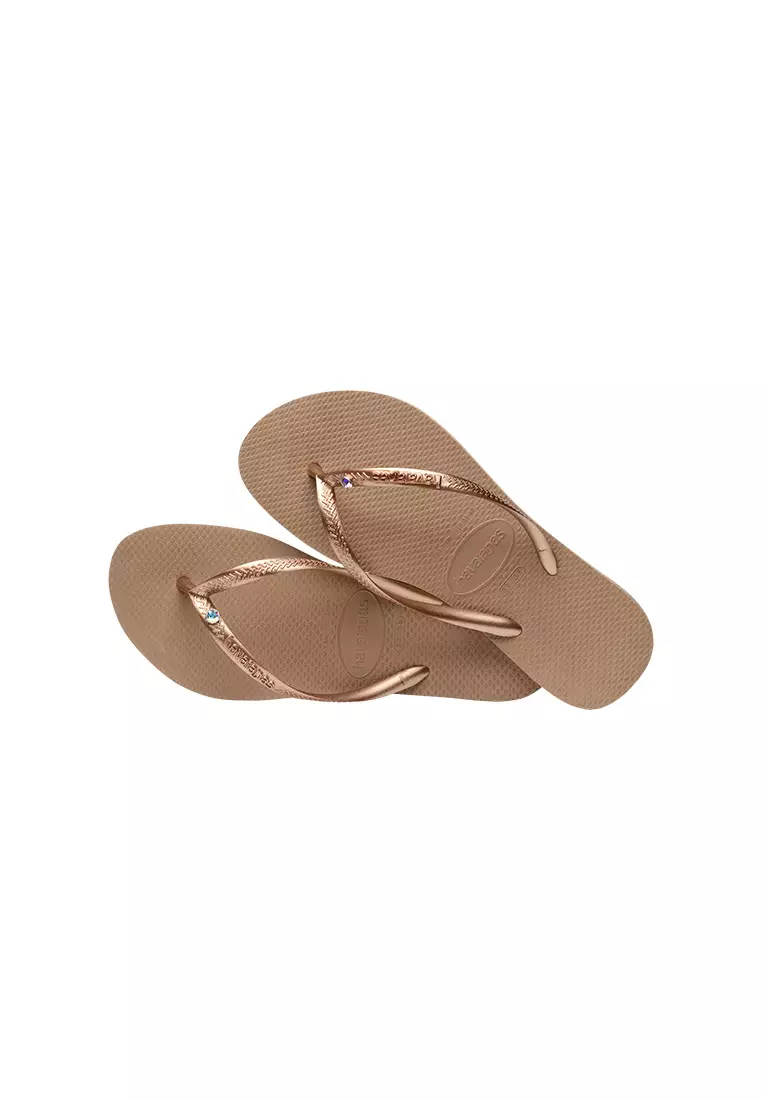 Slim Crystal Sw II Flip Flops