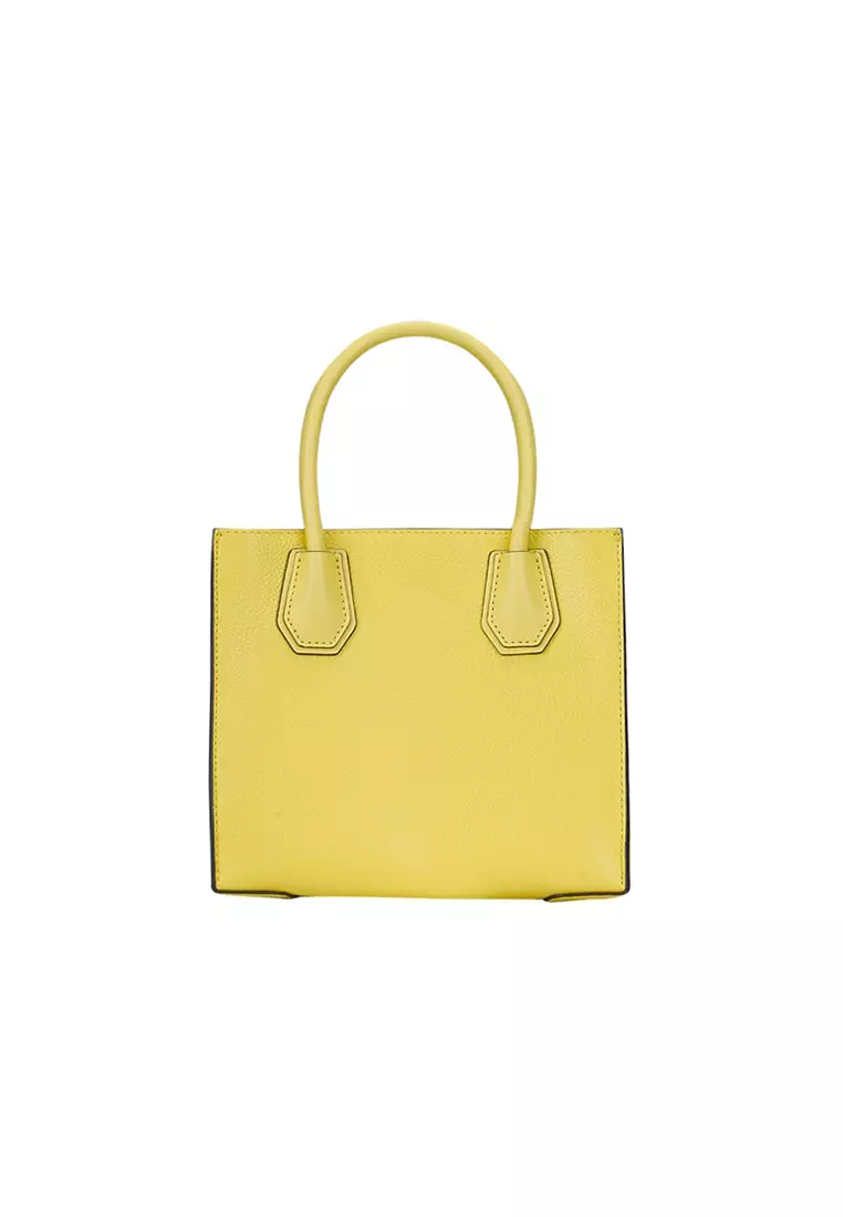Michael Kors, Bags, Michael Kors Mercer Medium Leather Messenger Sunshine  Yellow