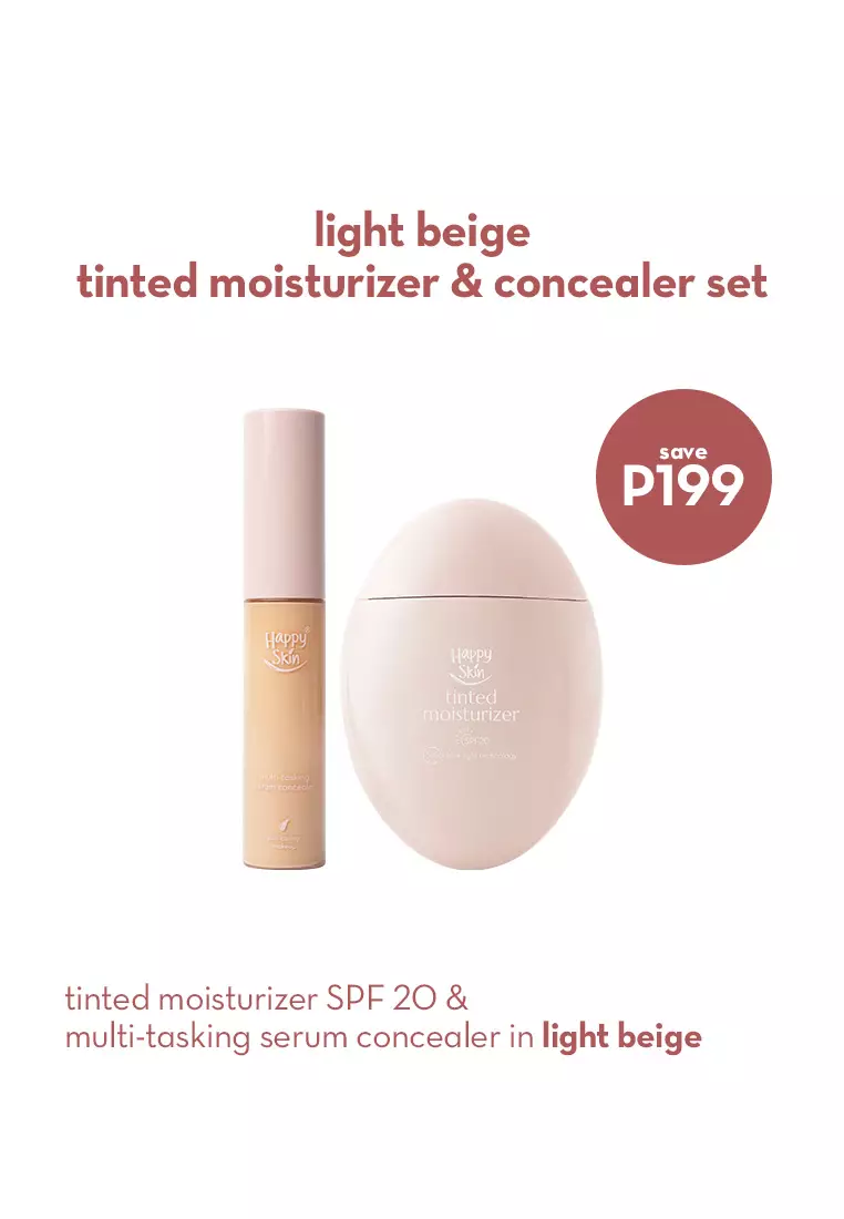 Discount on Happy Skin  shoes - SKU: Tinted Moisturizer & Concealer Light Beige Set