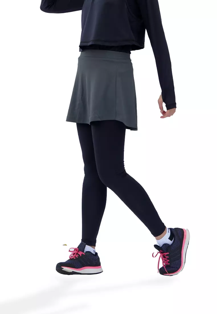 Jual Tiento Tiento Rok Dry Fit Celana Legging Panjang 2in1 Wanita ...