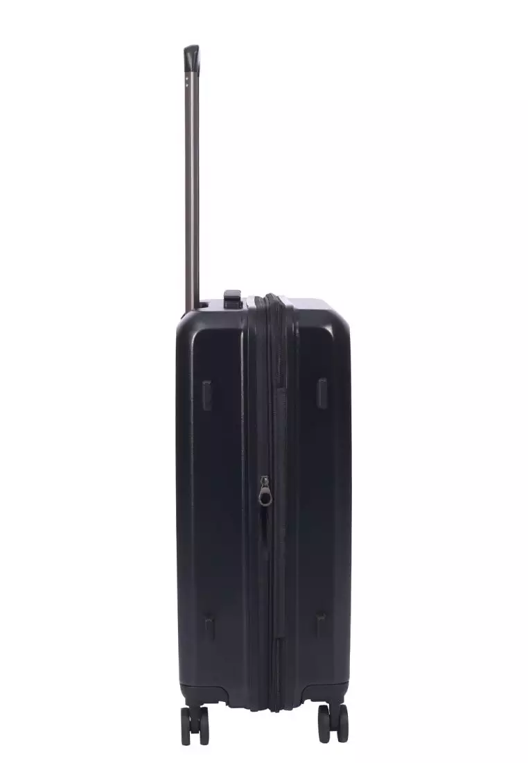 Crossing VIVE Polycarbonate Expandable Medium Luggage V2 - Black