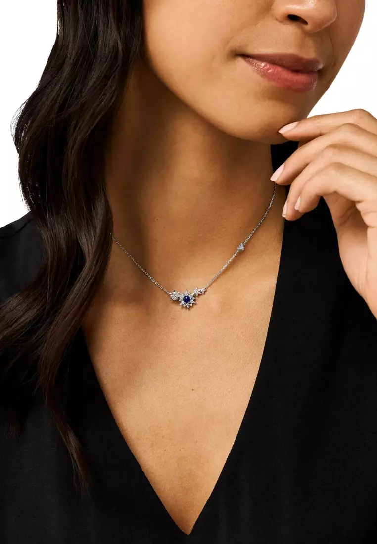 Emporio Armani 夜空藍星月系列滿天星項鍊 (EG3600040)