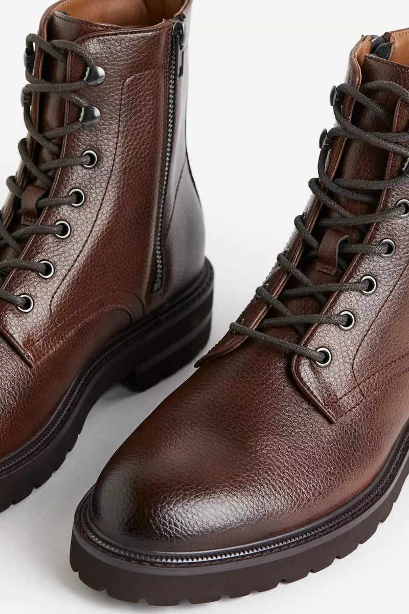 Buy H&M Laceup boots 2023 Online ZALORA Singapore