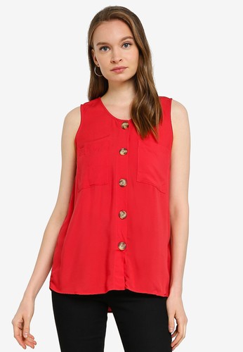 Jual Lc Waikiki Viscose Shirt With Double Pocket Original Zalora Indonesia